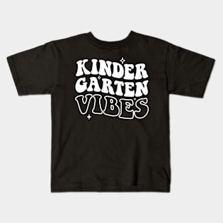 Kindergarten Vibes Back To School Teacher Girls Boys Kids T-Shirt